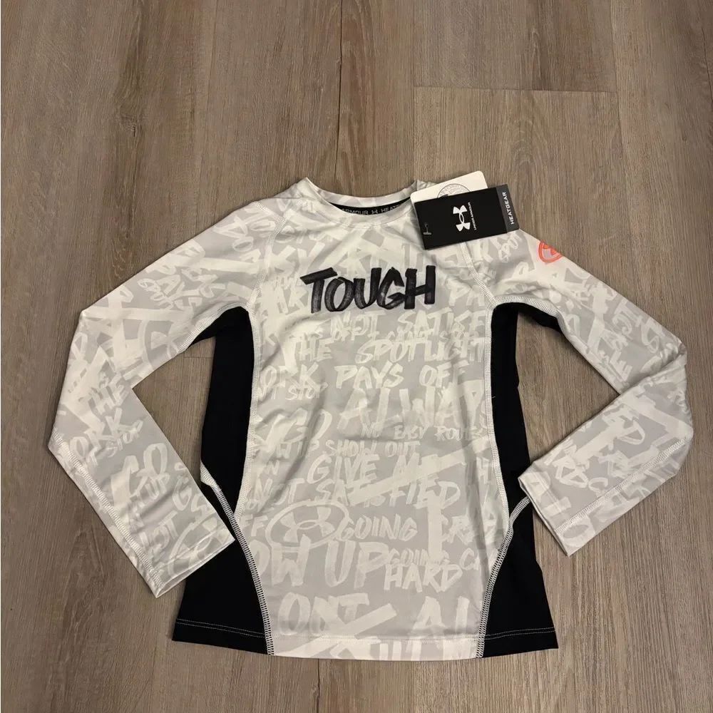 Under Armour Black and White Athletic Shirt